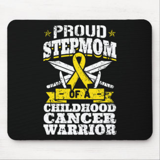 Tapis De Souris Fière Femme En Chef D'Un Guerrier Du Cancer De L'E