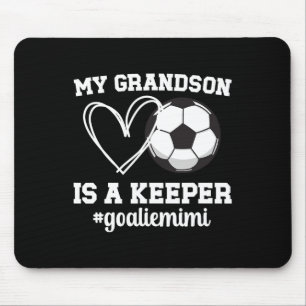 Tapis De Souris Fière gardienne de but de football Mimi d'un gardi