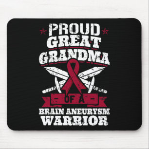 Tapis De Souris Fière Grand Grand Grand-Mère D'Un Guerrier D'Aneur