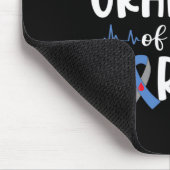 Tapis De Souris Fière Grand-Mère Du Guerrier T1D Sensibilisation A (Coin)