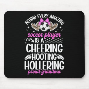 Tapis De Souris Fière grand-mère d'un joueur de soccer Grand-mère 
