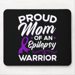 Tapis De Souris Fière Maman D'Une Épilepsie Guerrière Lauréats De