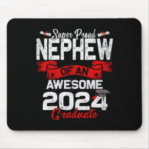 Tapis De Souris Fière Nephew De 2024 Diplômée De 24E Année
