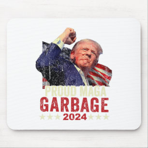 Tapis De Souris Fière poubelle Trump Supporter 4