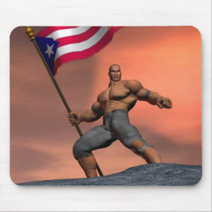 Tapis De Souris Fière Puertorrican Mousepad