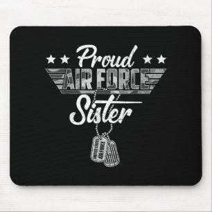 Tapis De Souris Fière Soeur de la Force aérienne Camouflage Usaf V