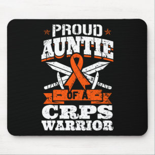 Tapis De Souris Fière Tante D'Un Guerrier du SPRC Sensibilisation
