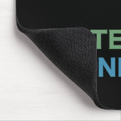 Tapis de souris fièrement Noir (Coin)