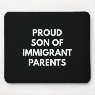 Tapis De Souris Fiers fils d'immigrants - Jamais Trump