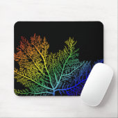 Tapis de souris Fierté Algues Arc-en-ciel (Avec souris)