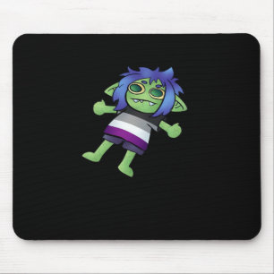 Tapis De Souris Fierté asexuée Goblincore Gobelin Classique