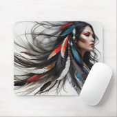 Tapis De Souris Fierté Cherokee 4 (Avec souris)