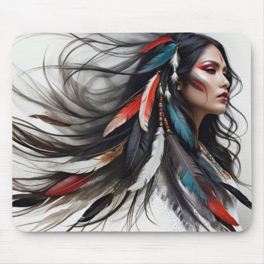 Tapis De Souris Fierté Cherokee 4 (Devant)