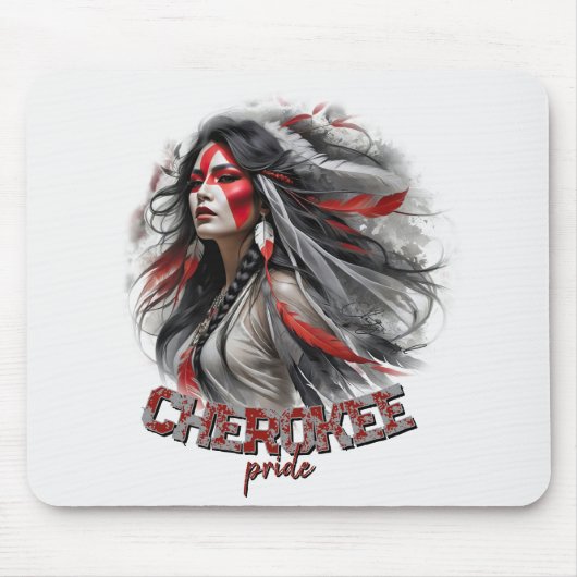 Tapis De Souris Fierté de Cherokee (Devant)