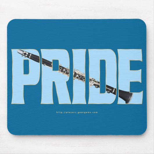 Tapis De Souris Fierté de clarinette (Devant)