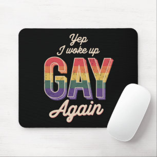 Tapis De Souris Fierté gay de réveil Arc-en-ciel queer gay Fête CS