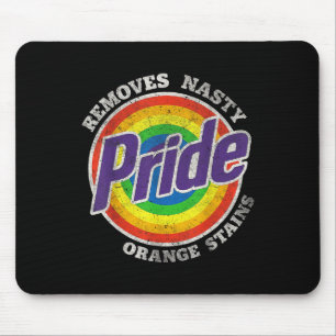 Tapis De Souris Fierté Supprime les Taches Orange Dégoûtantes Mois
