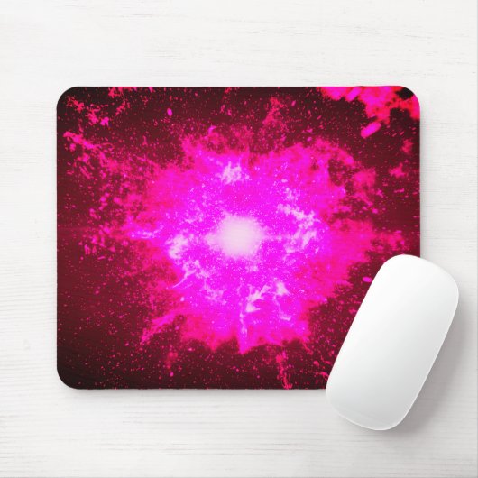 Tapis De Souris 'Fiery Nebula' Sci-Fi Art Mousepad (Avec souris)