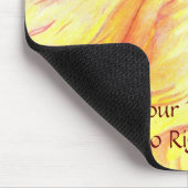Tapis De Souris Fiery Phoenix Mousepad (Coin)