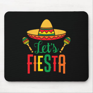 Tapis De Souris Fiesta Cinco De Mayo Guitare Mexicaine Sombrero