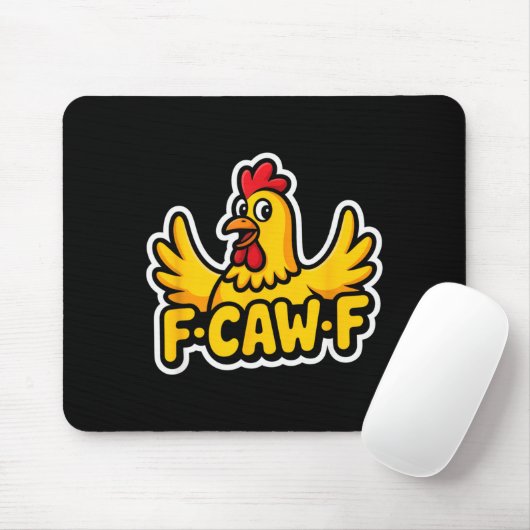 Tapis De Souris Fife Life Funny Sarcastic Chicken Fcawf (Avec souris)