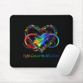 Tapis De Souris Fight Cancer (Avec souris)