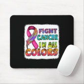 Tapis De Souris Fight Cancer (Avec souris)