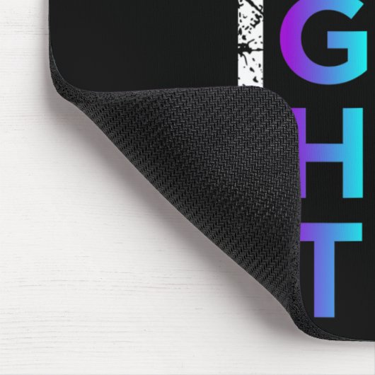 Tapis De Souris Fight USA Flag Joyeux soutien à la sensibilisation (Coin)