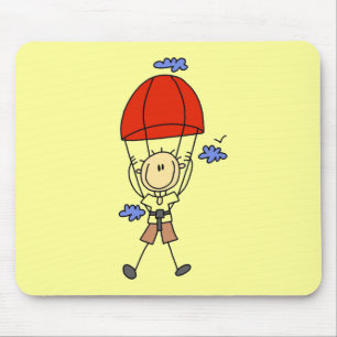 Tapis De Souris Figure de bâton de plongée Sky