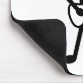 Tapis De Souris Figure de bâton guitariste (Coin)