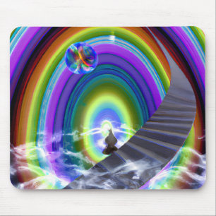 Tapis De Souris Figure de mystère au Stargate interdimensionnel