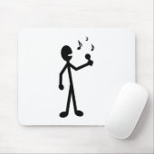 Tapis De Souris Figure de stick (Avec souris)