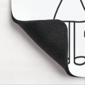 Tapis De Souris Figure du bâton infirmière (Coin)