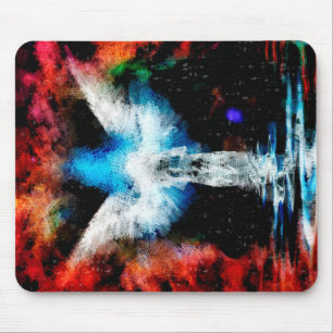 Tapis De Souris Figure et ailes Abstraites