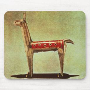 Tapis De Souris Figurine argentée de lama, du Pérou, après 1438