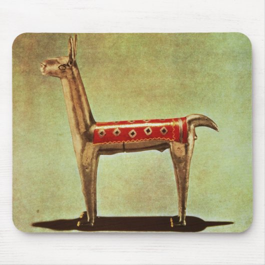 Tapis De Souris Figurine argentée de lama, du Pérou, après 1438 (Devant)
