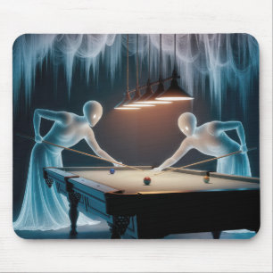 Tapis De Souris Figurines fantômes Jouer au pool