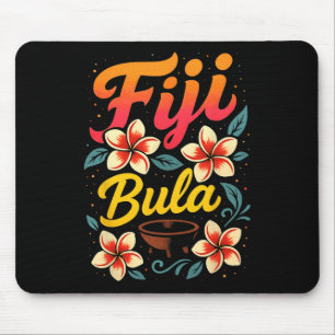 Tapis De Souris Fiji Bula Souvenir de vacances sur une île tropica