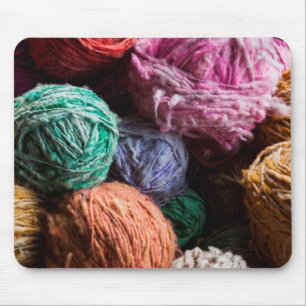 Tapis De Souris Fil de laine de Chiloe teint avec des colorants na
