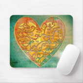 Tapis De Souris Filigree Pop Art Heart (Avec souris)