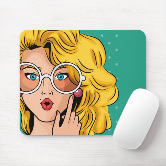 Tapis De Souris Fille #1 (Avec souris)