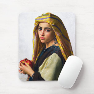 Tapis De Souris Fille à la grenade par William Bouguereau