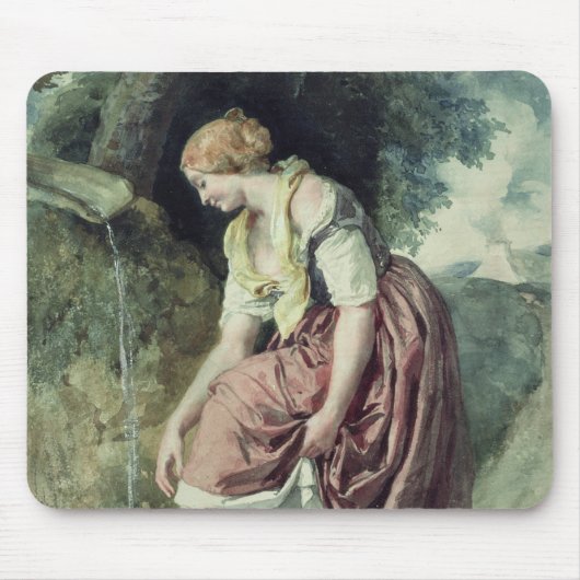 Tapis De Souris Fille à un conduit (Devant)