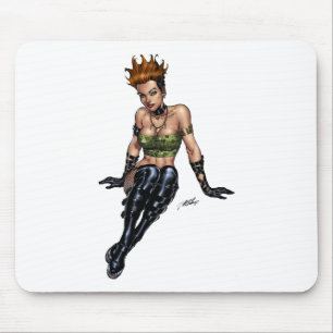 Tapis De Souris Fille alternative punk par Al Rio