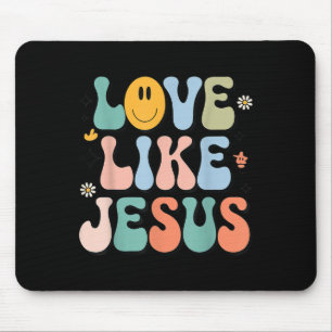 Tapis De Souris Fille Amour Comme Jésus mignon Christian Toddler S