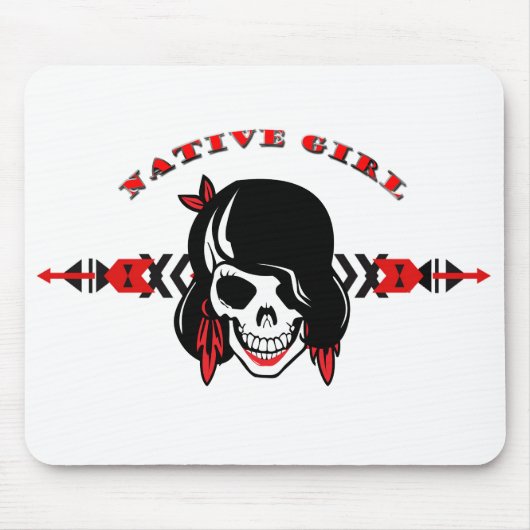 Tapis De Souris Fille autochtone (Devant)