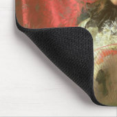 Tapis De Souris Fille avec une fan (Coin)