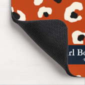 Tapis De Souris Fille Boss Personnalisé Gras Empreinte de léopard (Coin)