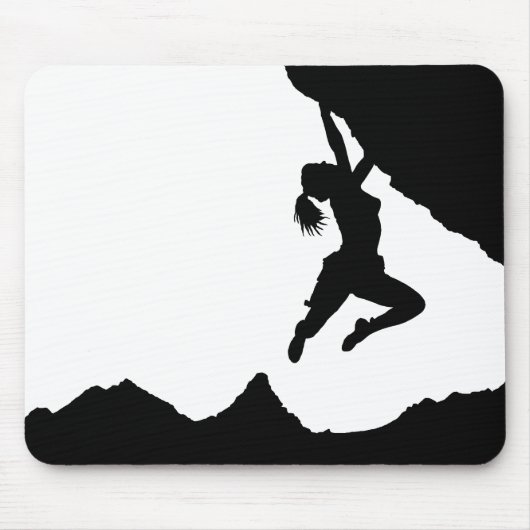 Tapis De Souris fille boulderer et Matterhorn (Devant)