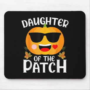 Tapis De Souris Fille citrouille Du Patch Halloween Famille Mat